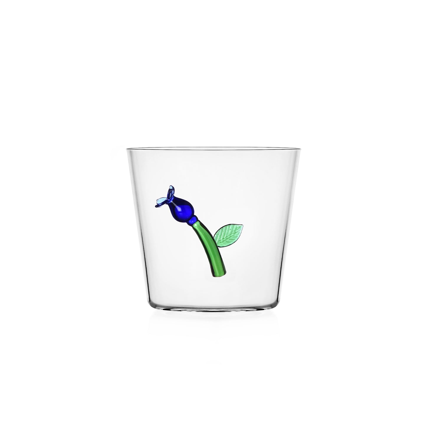 Glas 'Blå Blomst'