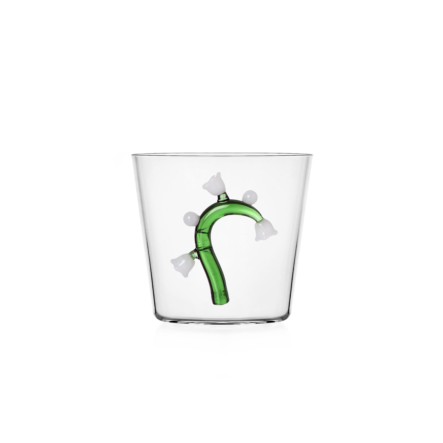 Glas 'Hvid Blomst'