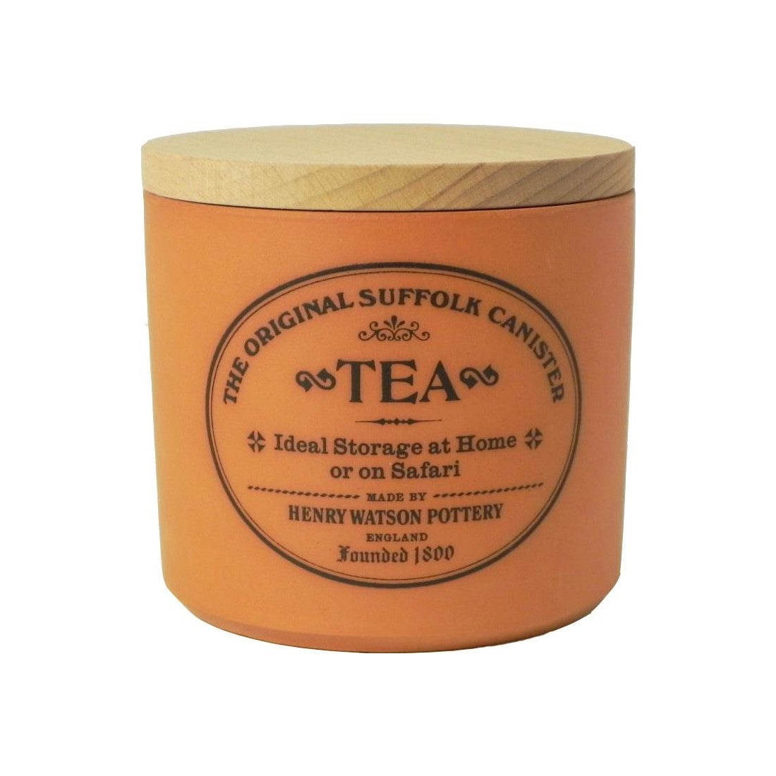 Watson terracotta m. trælåg - Krukke til te - lav