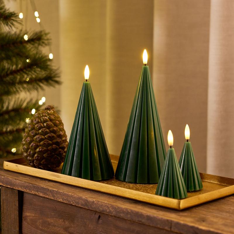 Sirius Juletræ 2 styk 'Laura' - 11 cm Grøn