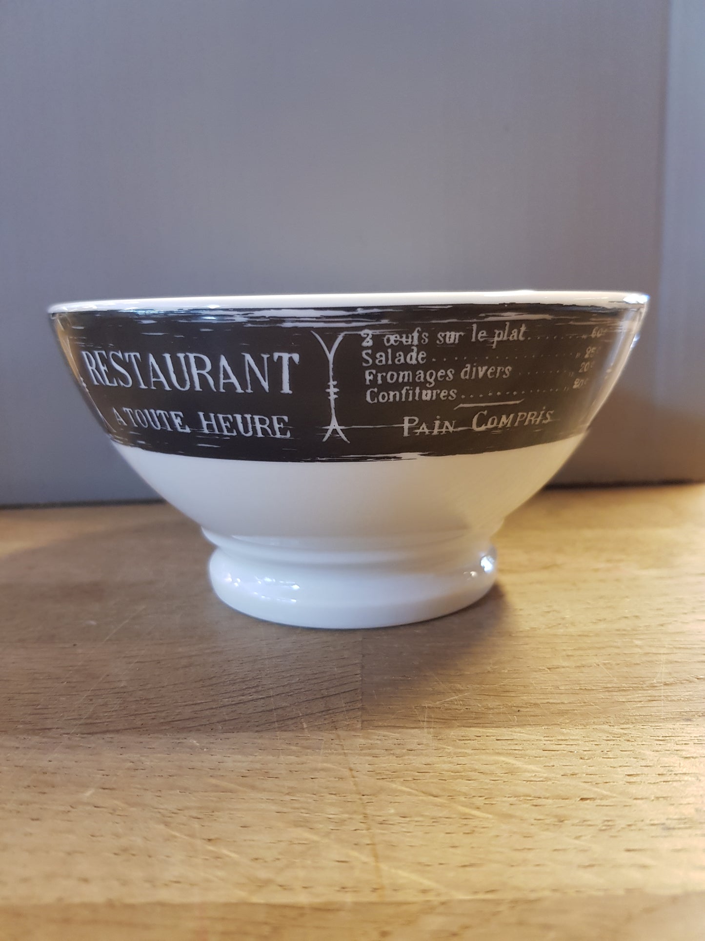 Pillivuyt Skål Ø 14 cm - Brasserie Sort