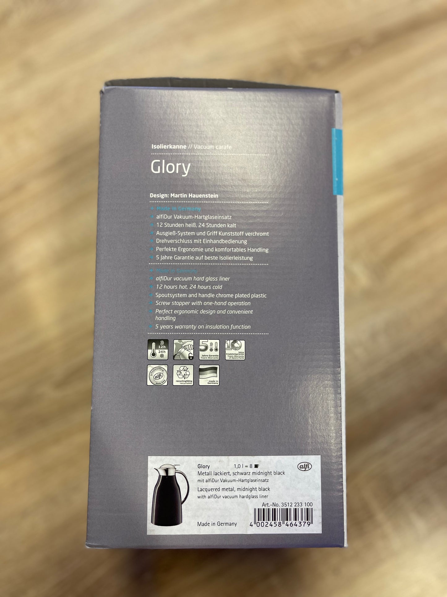 Alfi Glory sort 1,0 L