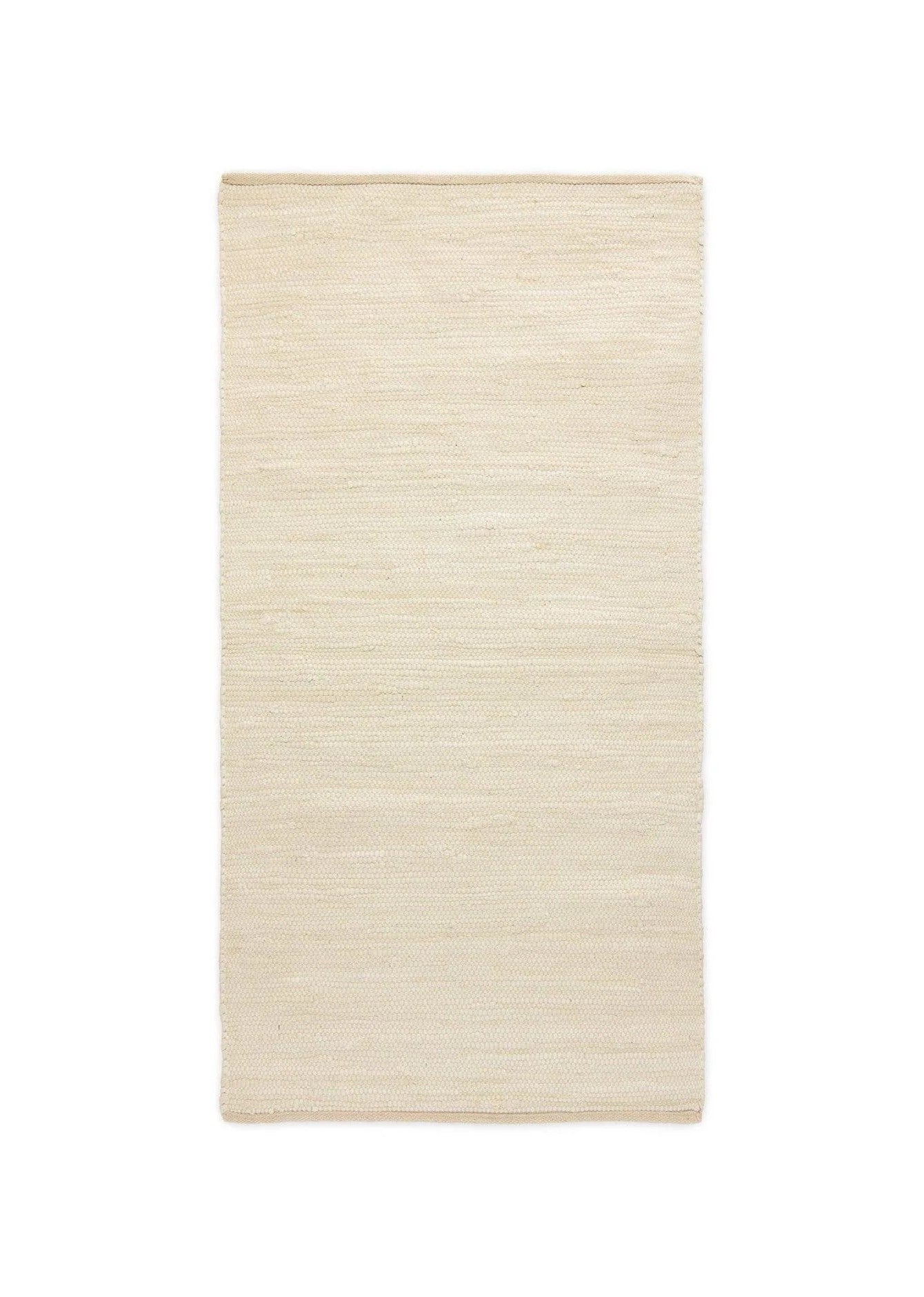 Kludetæppe i bomuld - Desert White