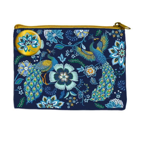 Møntpung 'Peacocks' - 11 x 8 cm