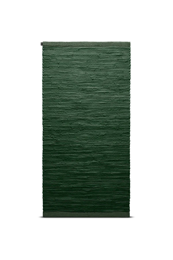 Kludetæppe i bomuld - Moss Green