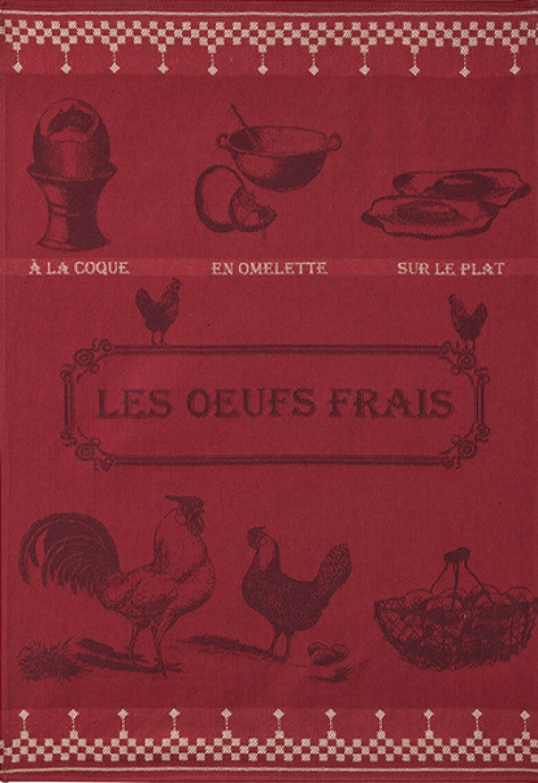 Viskestykke 'Oeufs Frais'