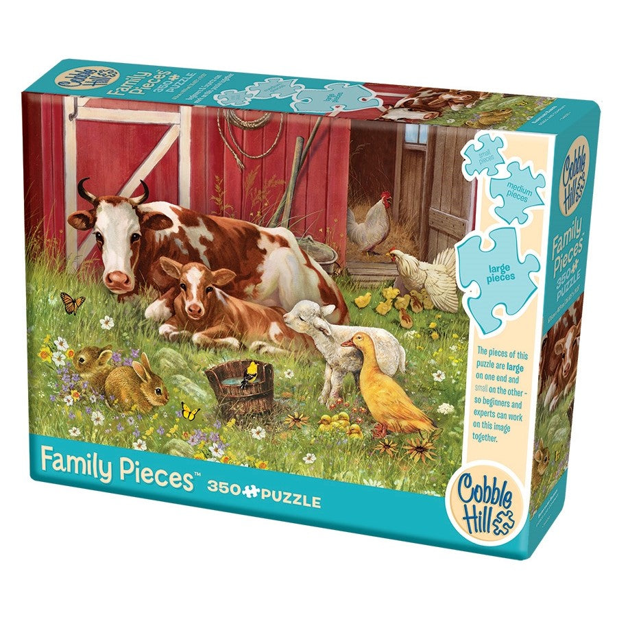 Puslespil 'Barnyard Babies' - 350 brikker (store brikker)