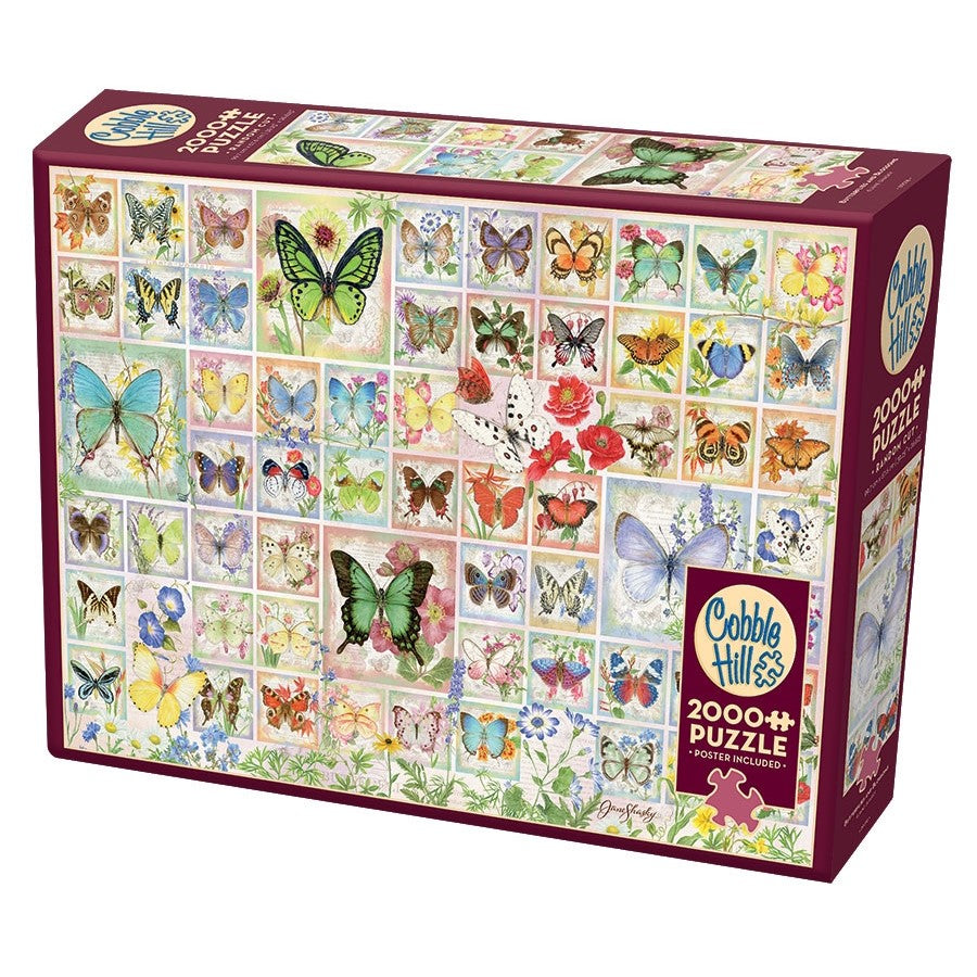 Puslespil 'Butterflies and Blossoms' - 2000 brikker