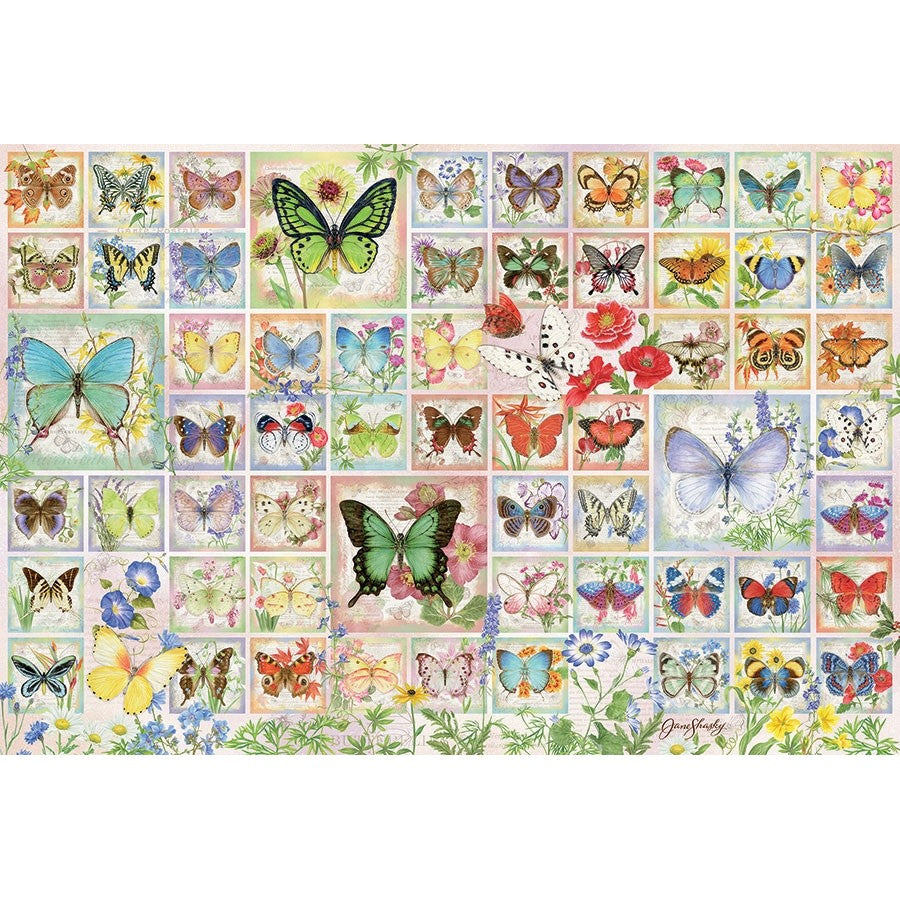 Puslespil 'Butterflies and Blossoms' - 2000 brikker