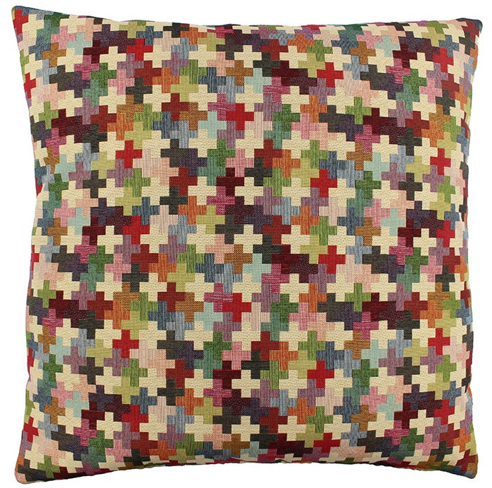 Pude 'Biel Multi Colour' 50x50cm