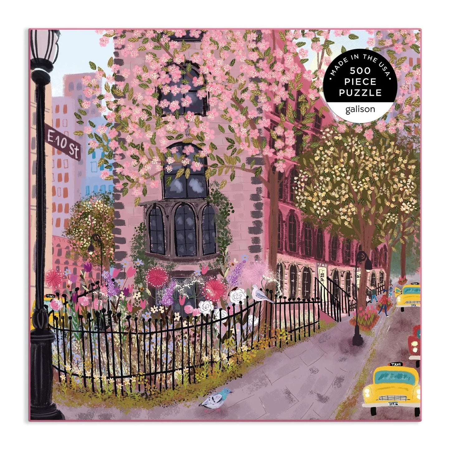 Puslespil 'Blooming Streets' 500 brikker