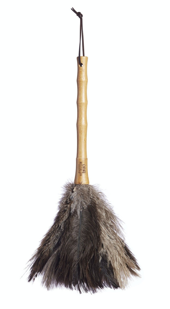 Støvkost af strudsefjer - 41 cm