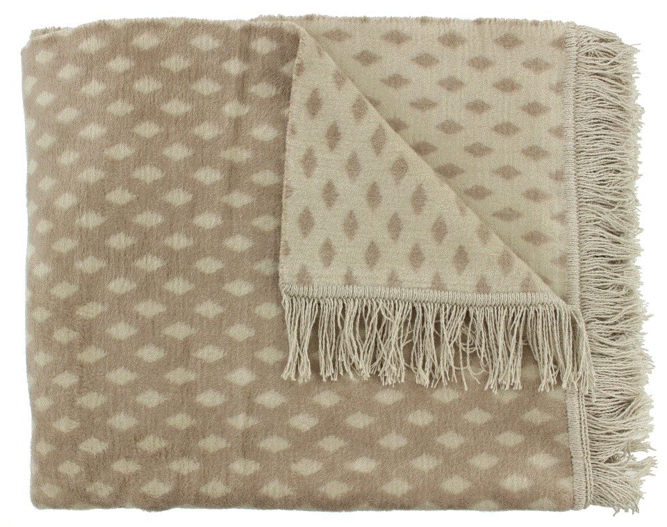 Plaid Dott Taupe