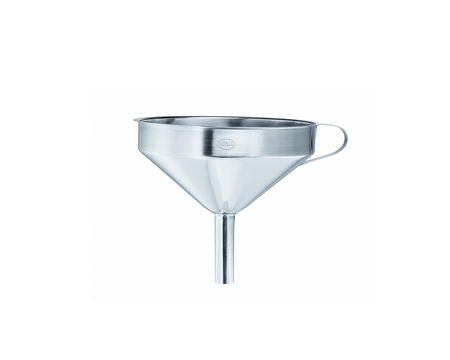 Tragt i rustfrit stål - med si