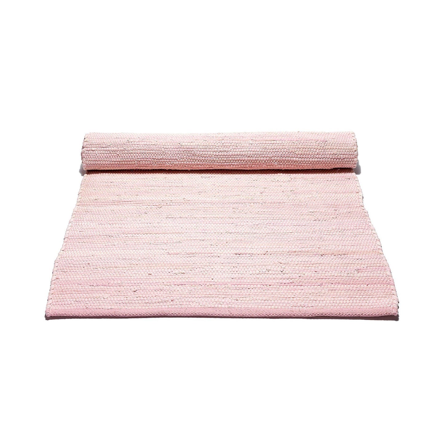 Kludetæppe i bomuld - Misty rose