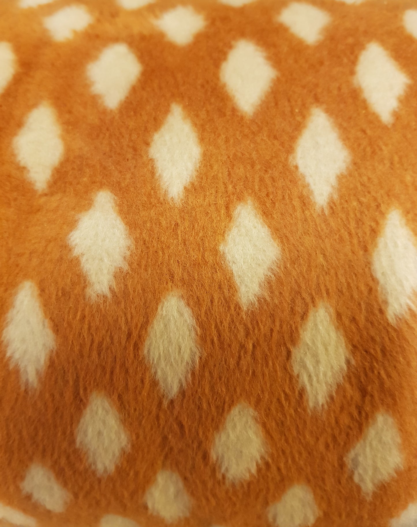 Plaid 'Dott brændt orange' 150 x 200 cm