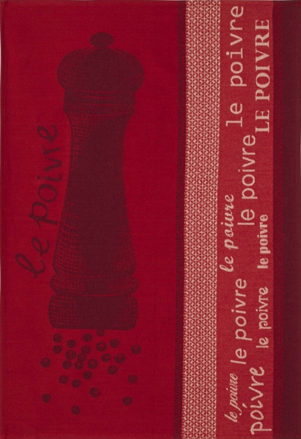 Viskestykke 'Poivre rouge'