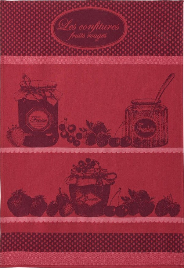 Viskestykke "Confitures fruit rouges"