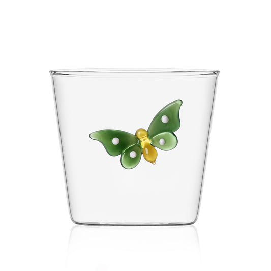 Glas 'Grøn Sommerfugl'