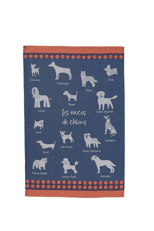 Viskestykke 'Les races de chien'