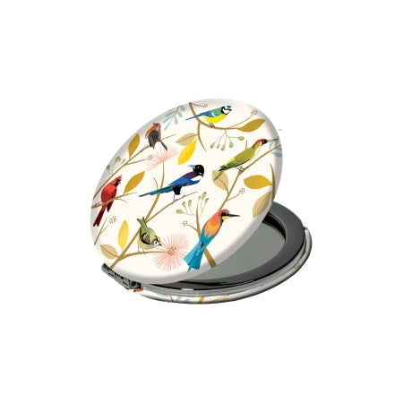 Lommespejl 'Birds' - Ø 7 cm