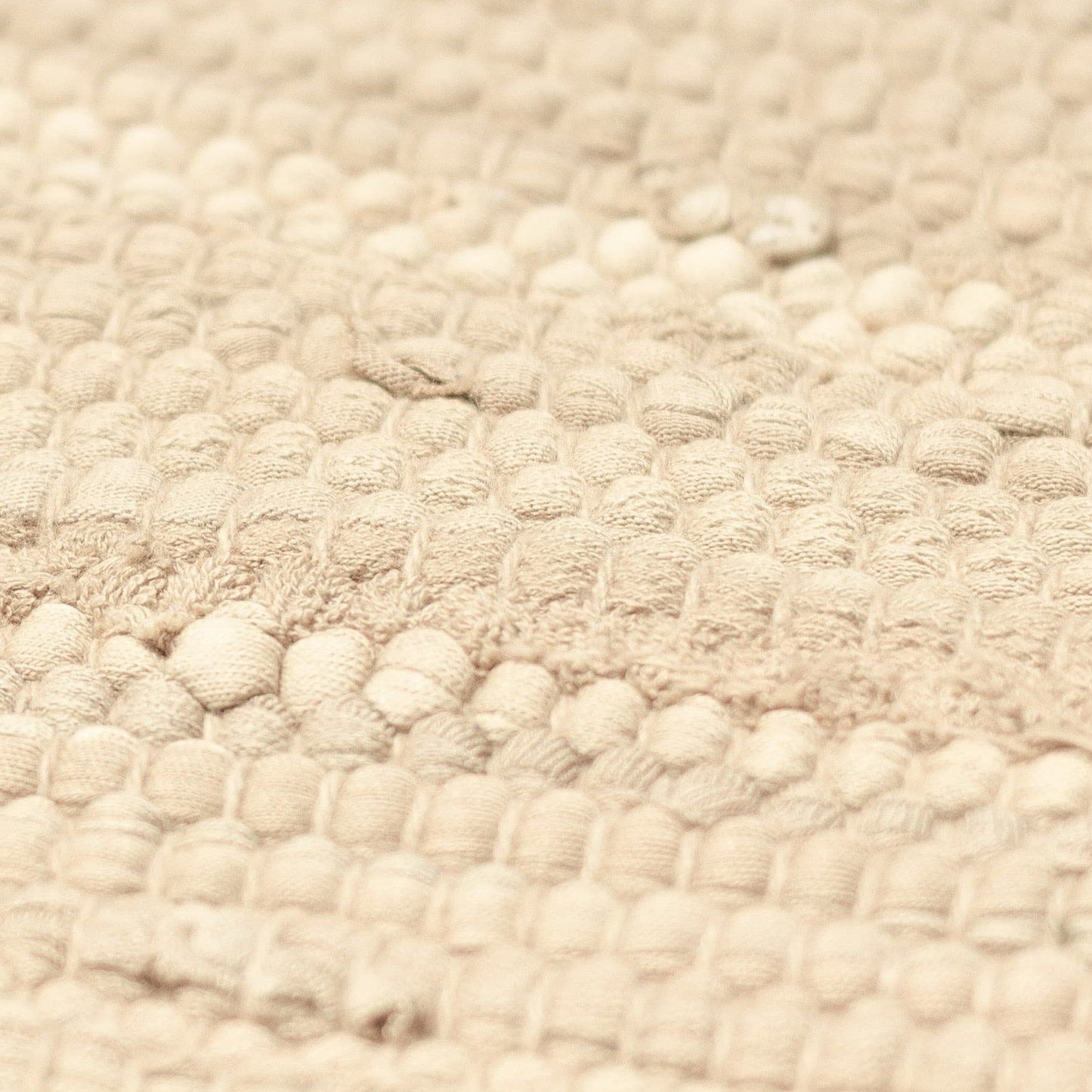 Kludetæppe i bomuld - Desert White (Flere str)