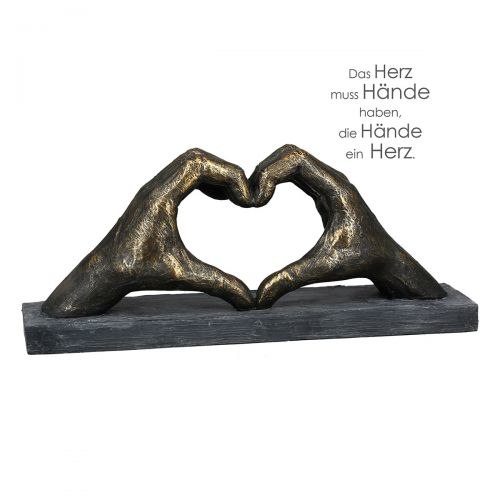 Skulptur "Heart of hands"