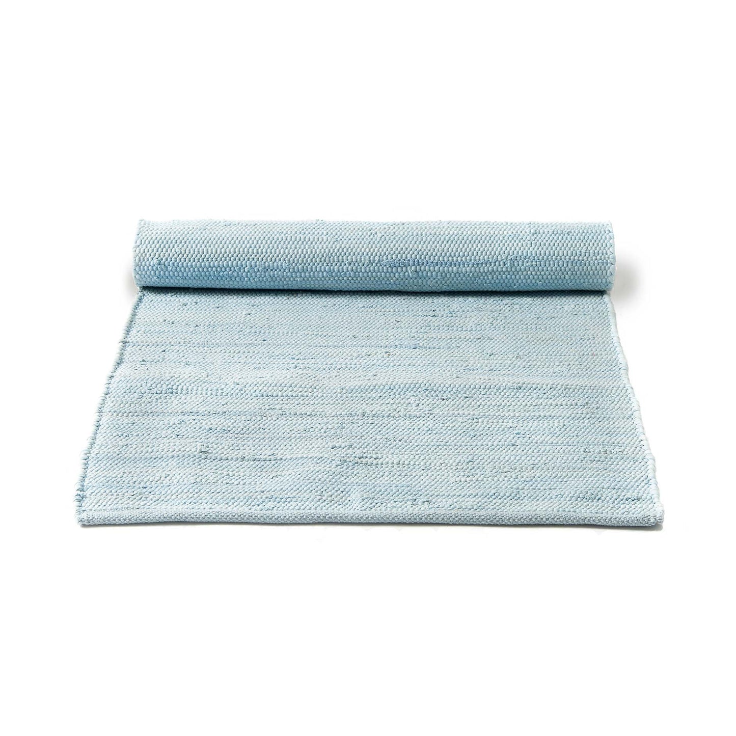 Kludetæppe i bomuld - Daydream blue (Flere str)