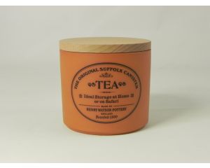 Watson terracotta m. trælåg - Krukke til te - lav